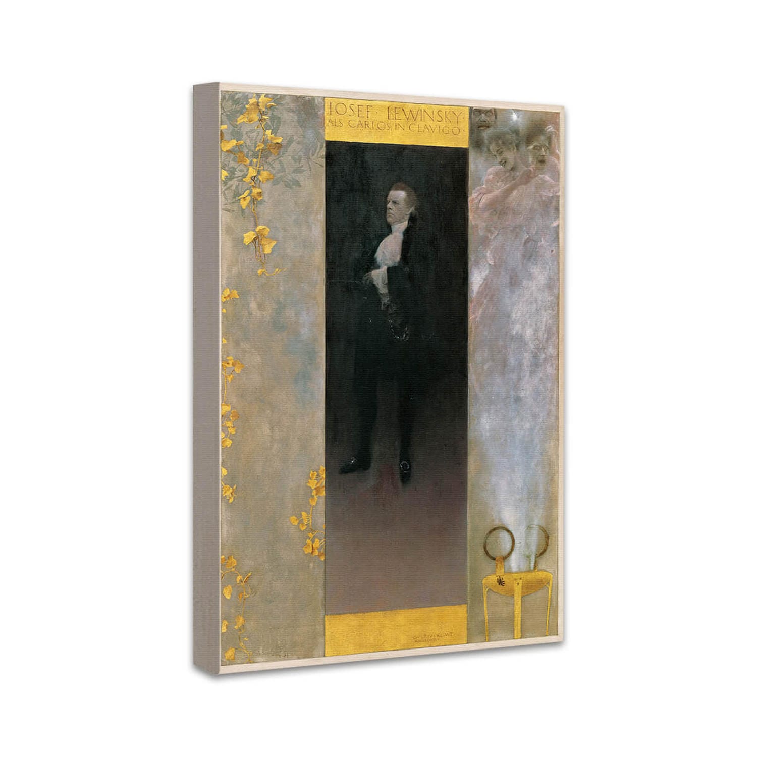 Josef Lewinsky als Carlos in Clavigo | Gustav Klimt