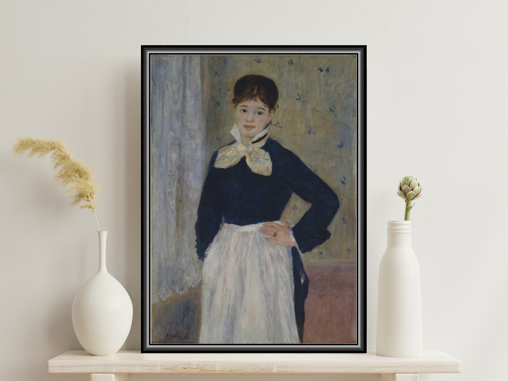 Junge Frau (Die Dienerin) | Pierre-Auguste Renoir