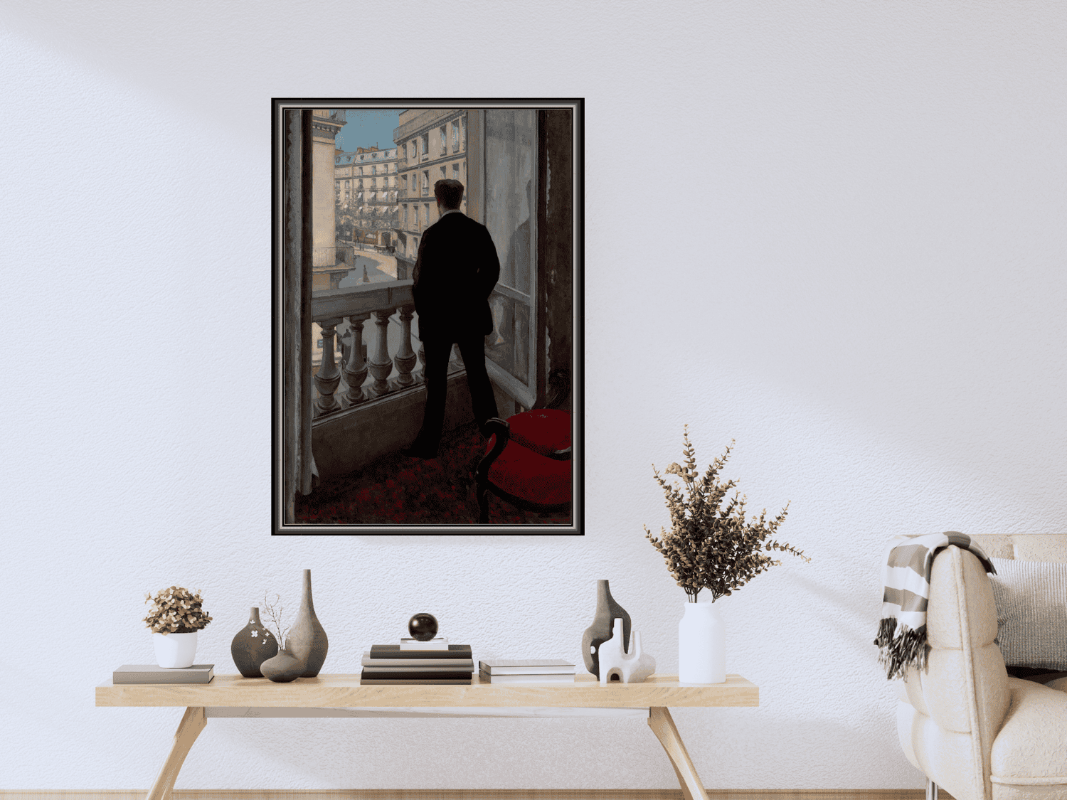 Junger Mann am Fenster | Gustave Caillebotte