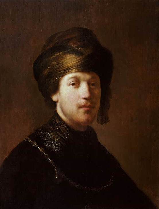 Kunstdruck Junger Orientale von Rembrandt van Rijn