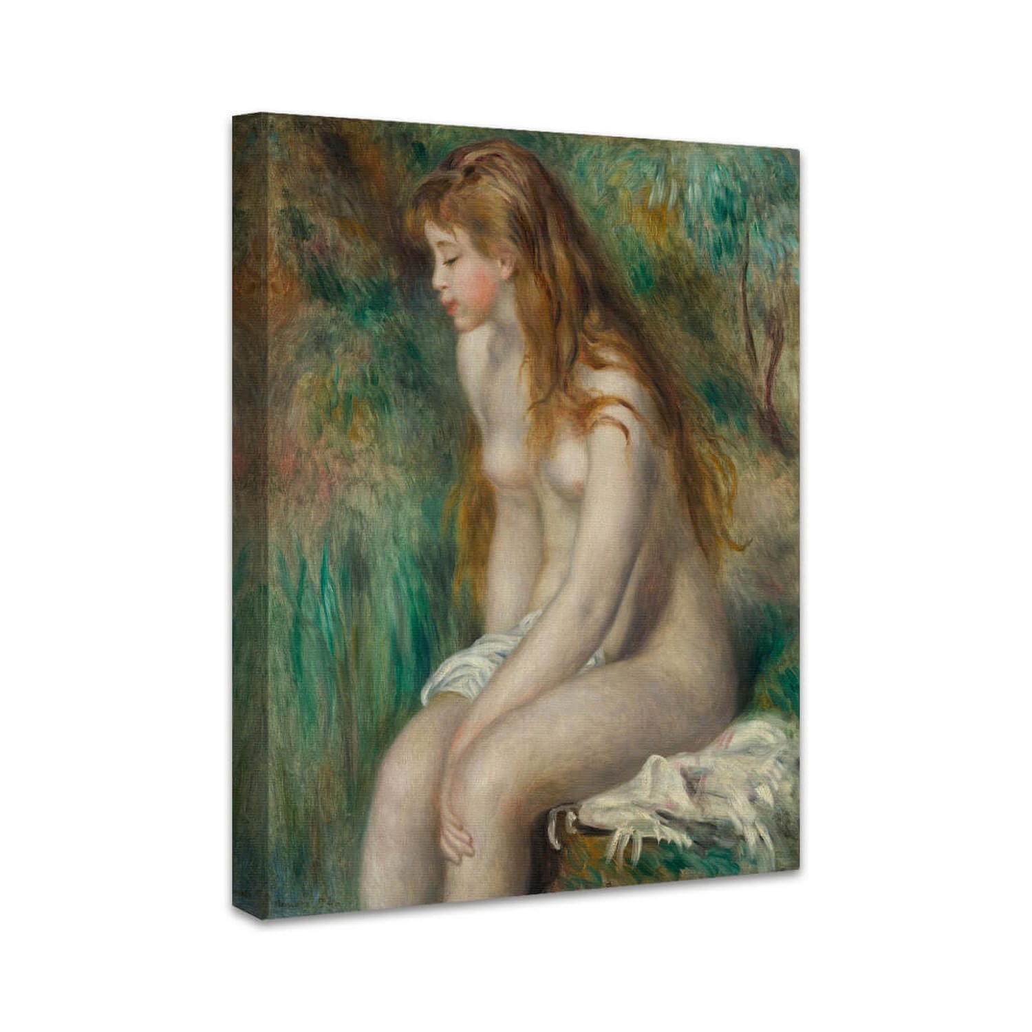 Junges Mädchen beim Baden | Pierre-Auguste Renoir