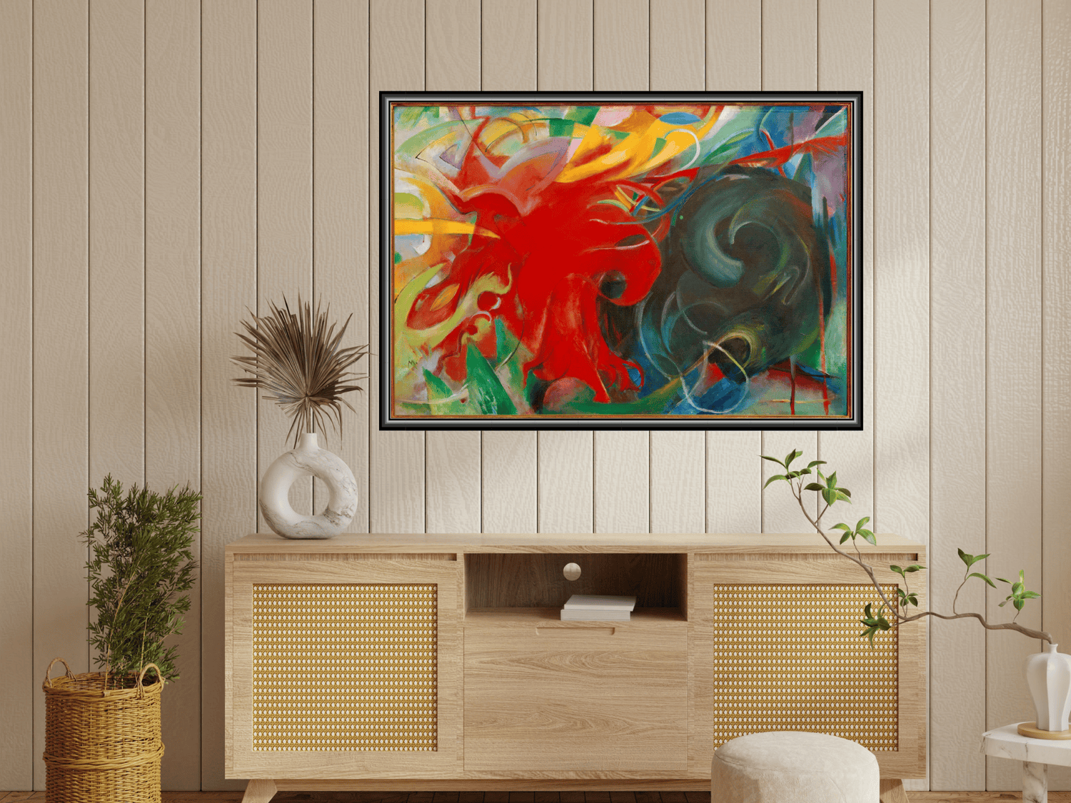 Kämpfende Formen | Franz Marc