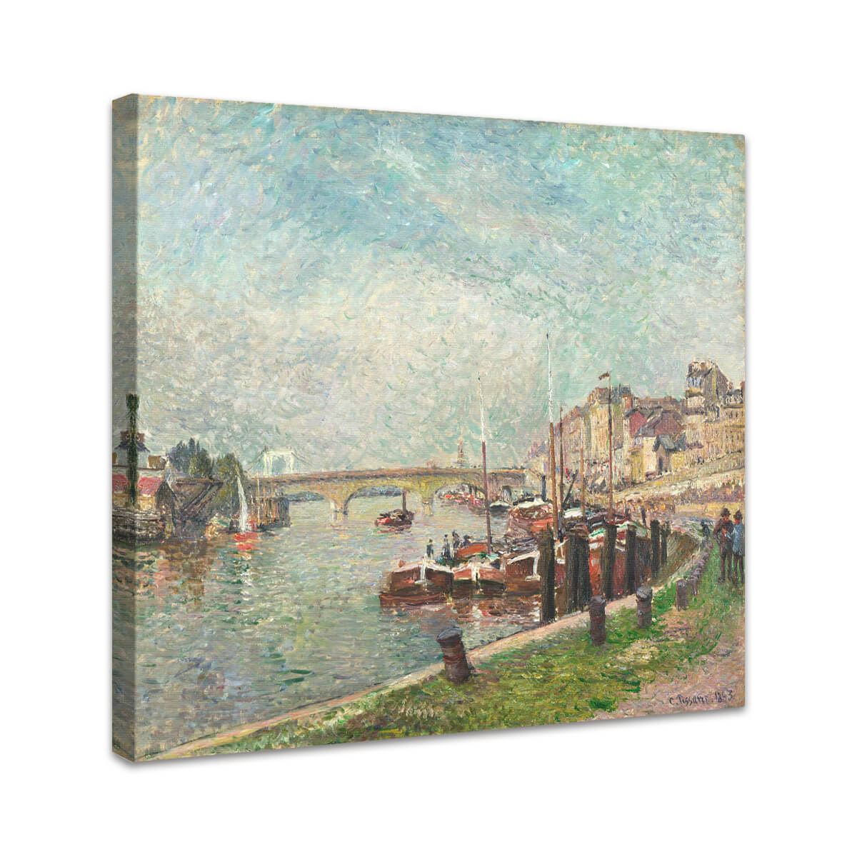 Kai Napoléon, Rouen | Camille Pissarro