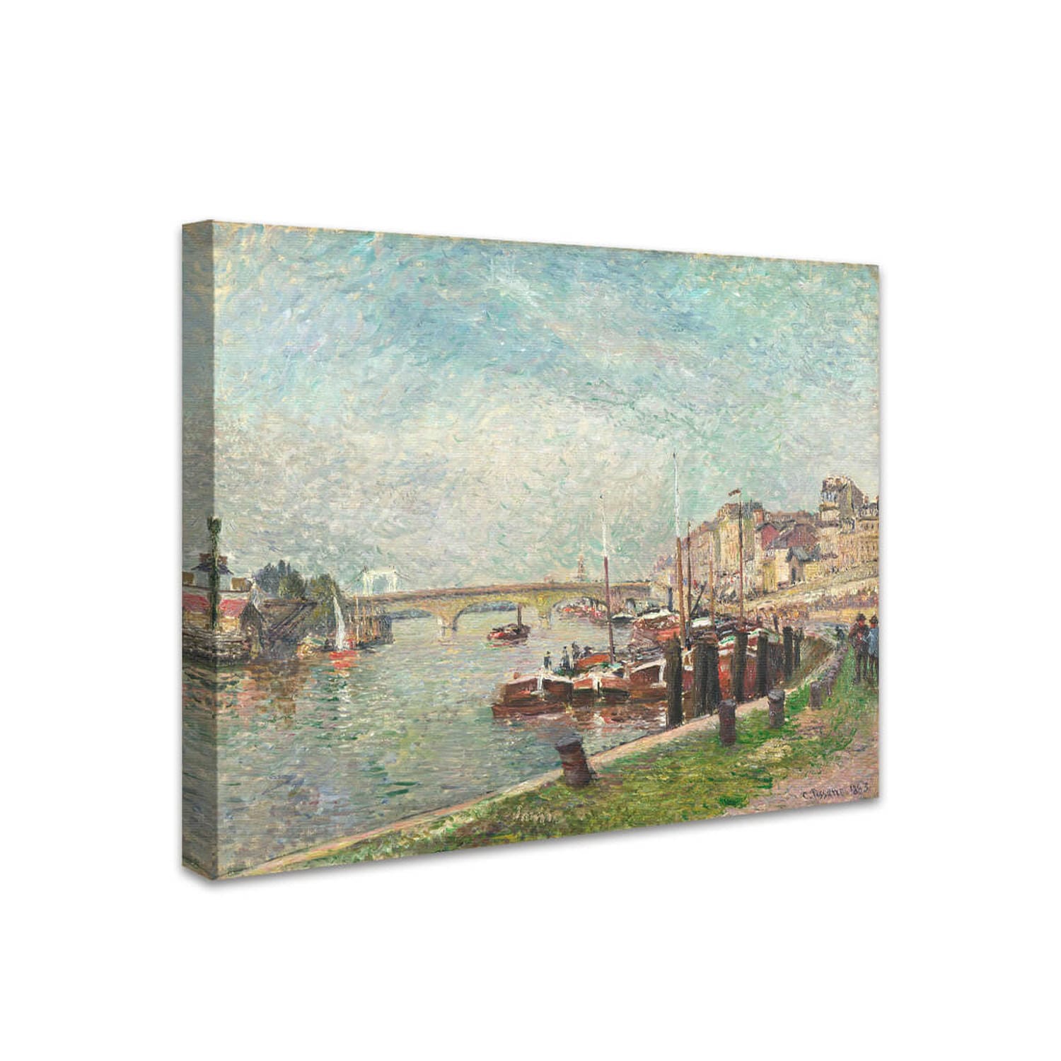 Kai Napoléon, Rouen | Camille Pissarro