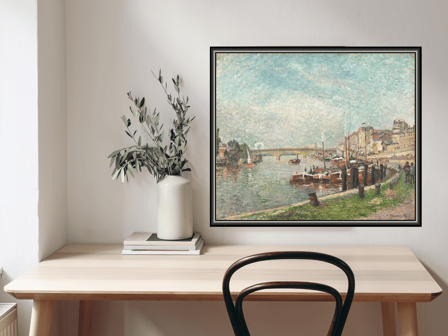 Kai Napoléon, Rouen | Camille Pissarro