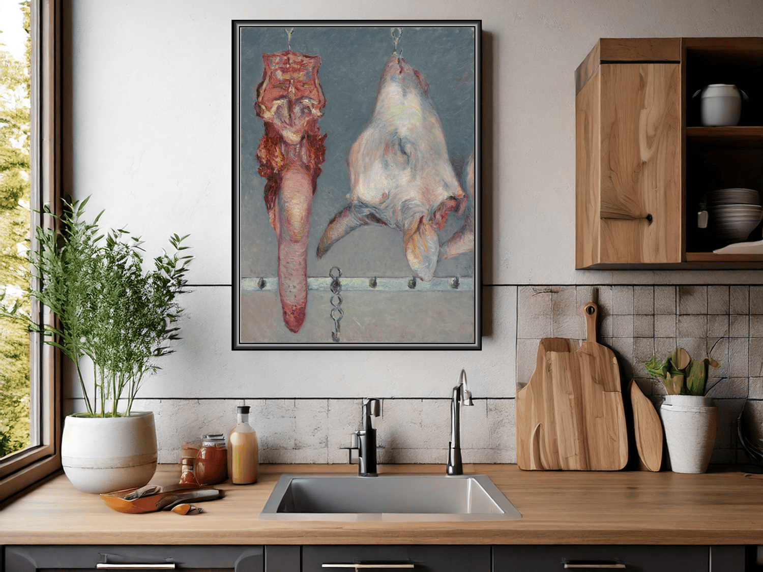 Kalbskopf und Ochsenzunge | Gustave Caillebotte