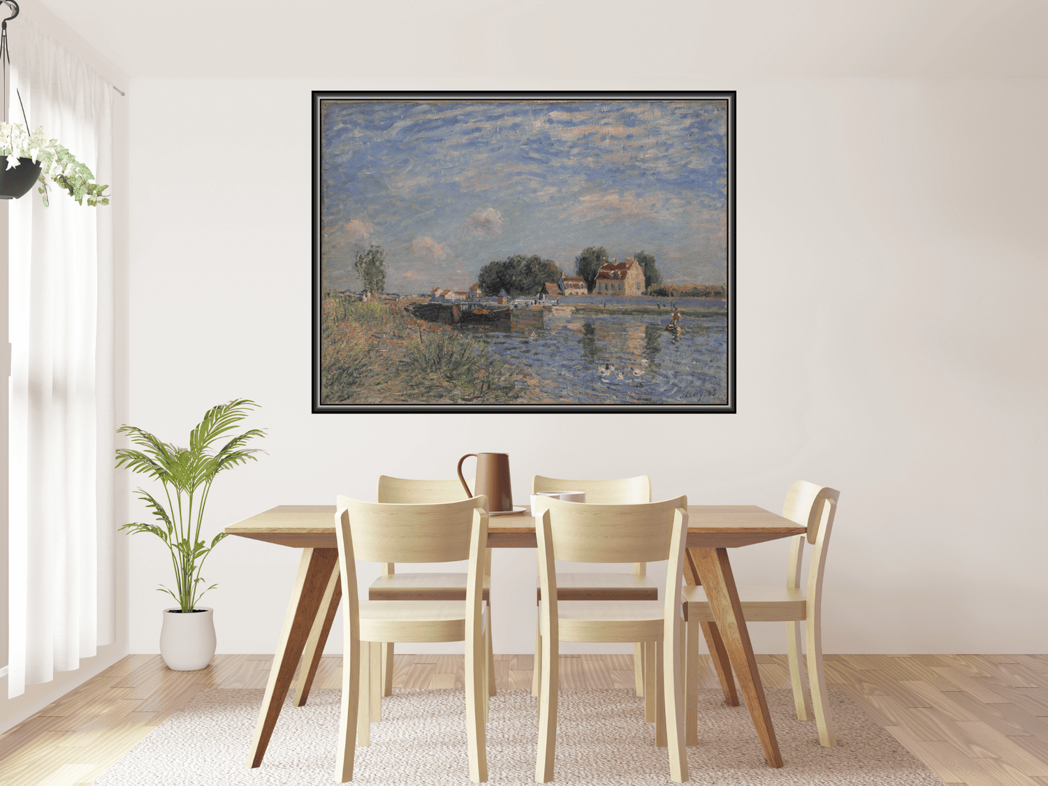 Kanal in Saint-Mammès | Alfred Sisley