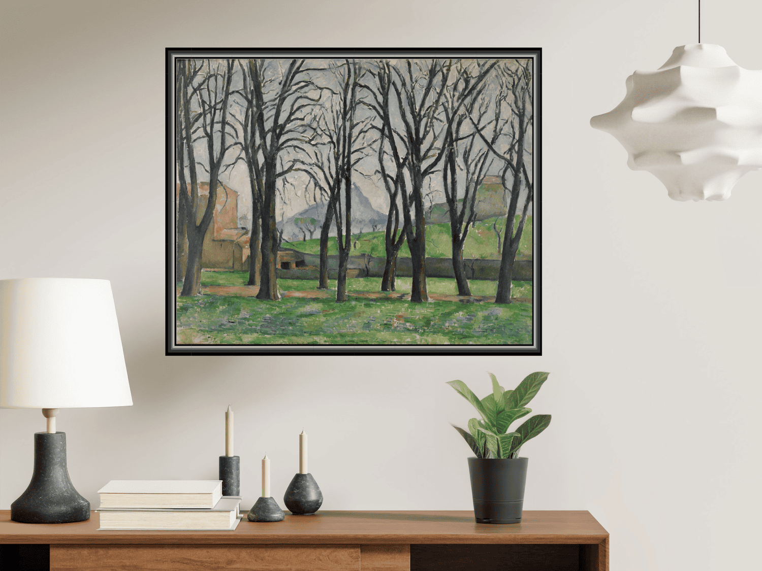 Kastanienbäume in Jas de Bouffan | Paul Cézanne