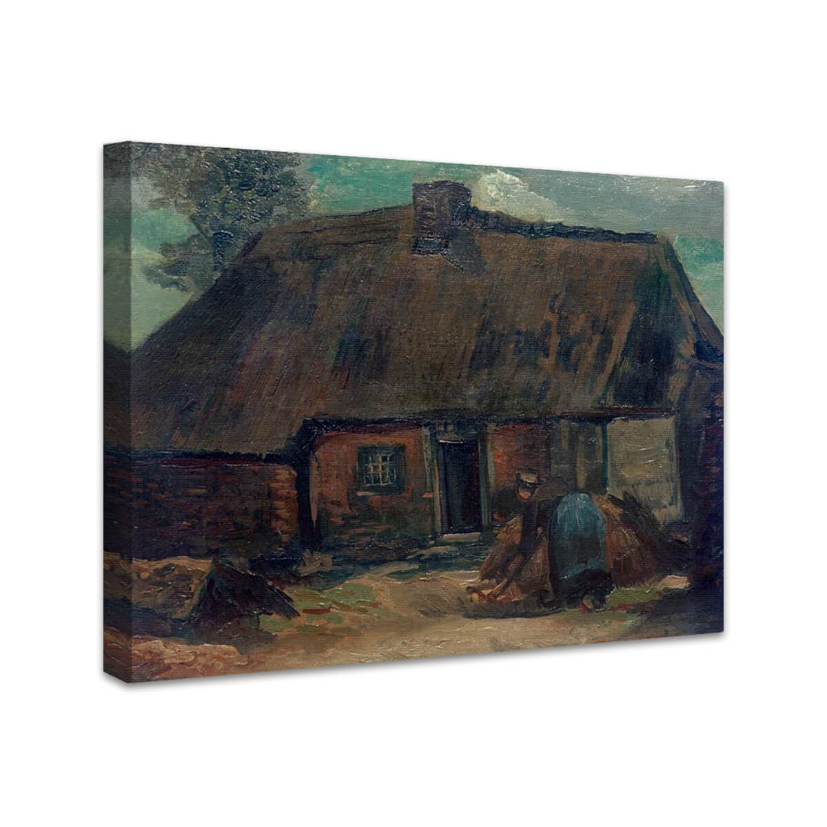 Kate mit grabender Bäuerin | Vincent van Gogh