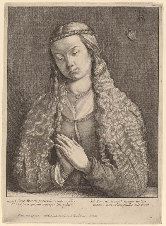 Kunstdruck „Katharina Furlegerin“ von Albrecht Dürer als fein ausgearbeitetes Renaissance-Porträt