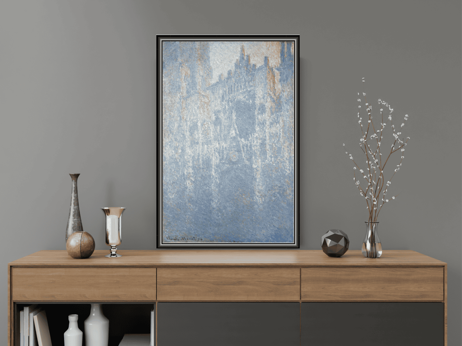 Kathedrale von Rouen, Morgens Nebel | Claude Monet