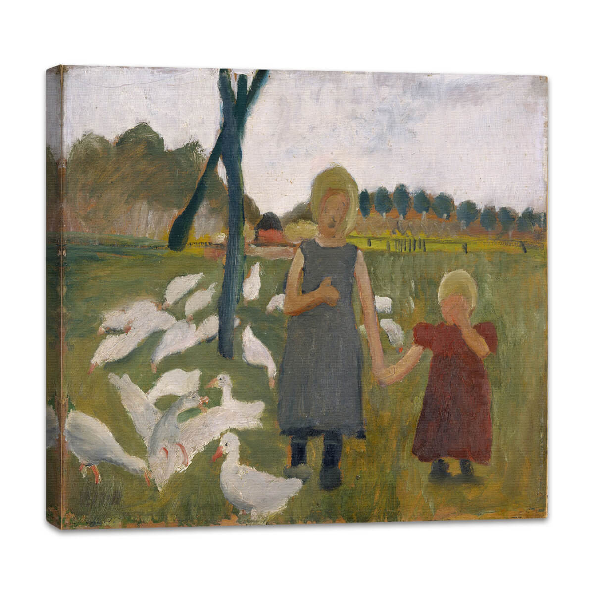 Kinder mit Gänsen | Paula Modersohn-Becker