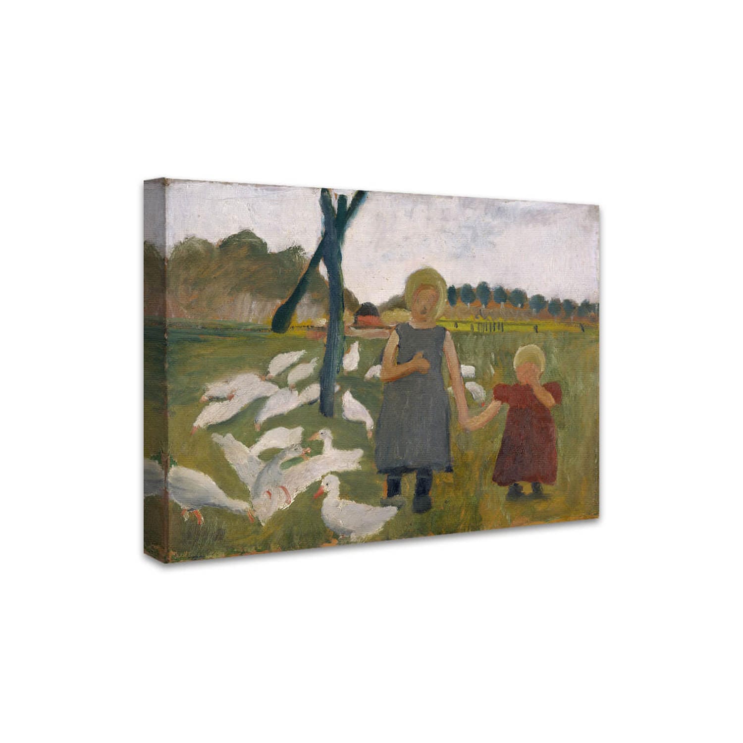 Kinder mit Gänsen | Paula Modersohn-Becker