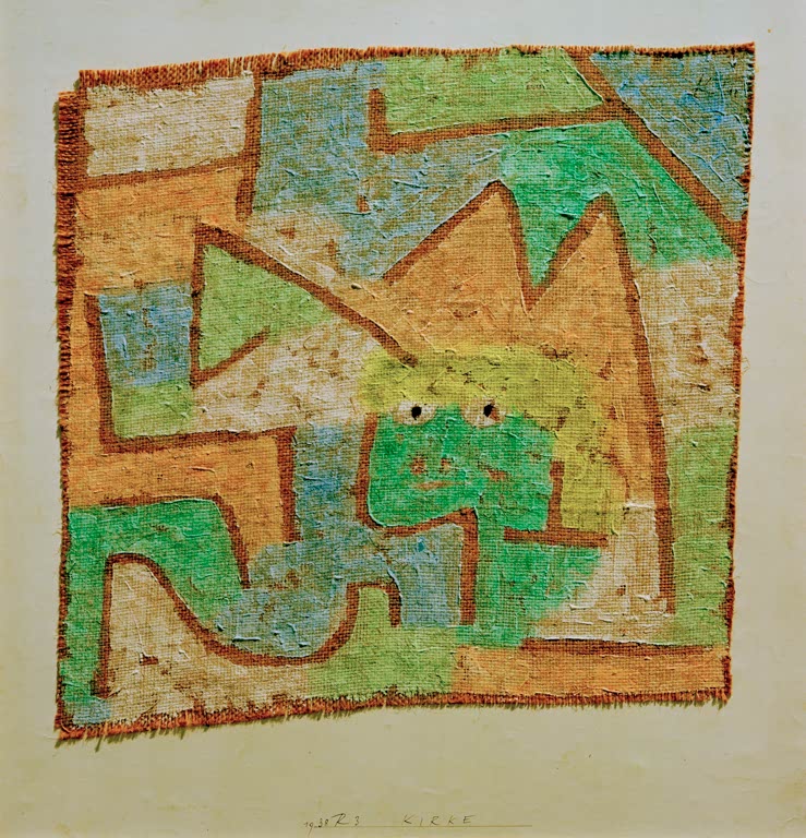 Kunstdruck „Kirke“ von Paul Klee, handgefertigt in Deutschland