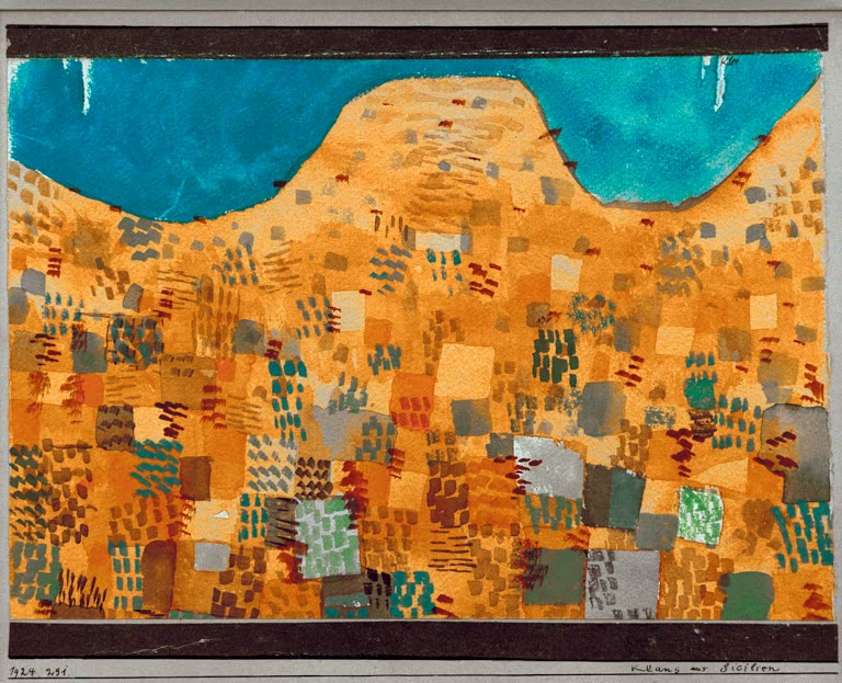 Kunstdruck „Klang aus Sizilien“ von Paul Klee, handgefertigt in Deutschland