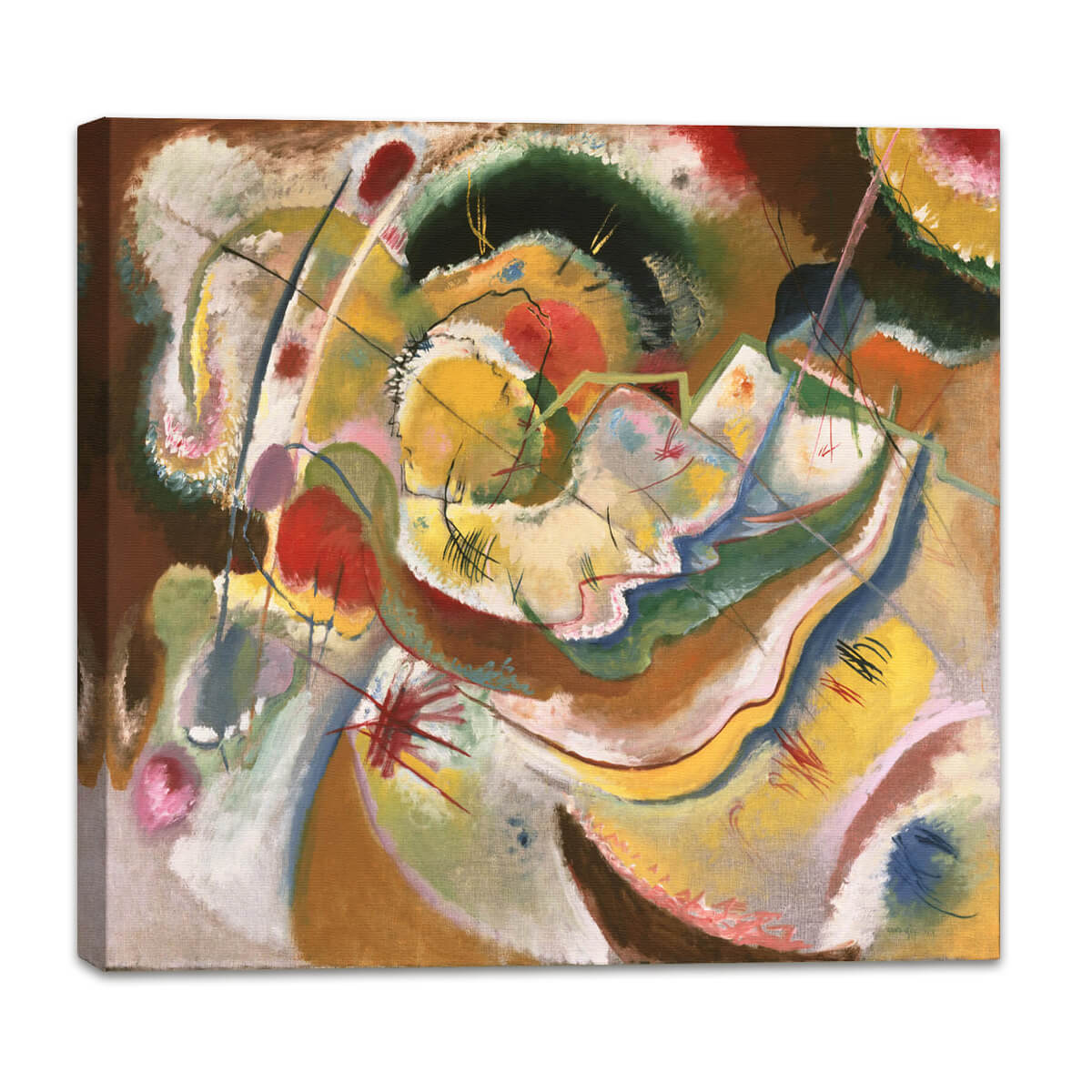 Kleines Bild mit Gelb (Improvisation) | Wassily Kandinsky