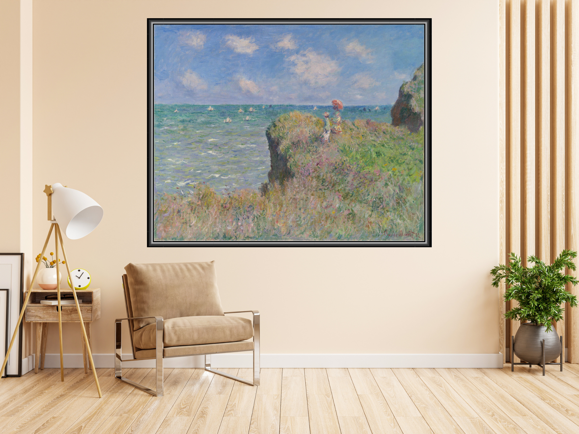 Klippenweg bei Pourville | Claude Monet