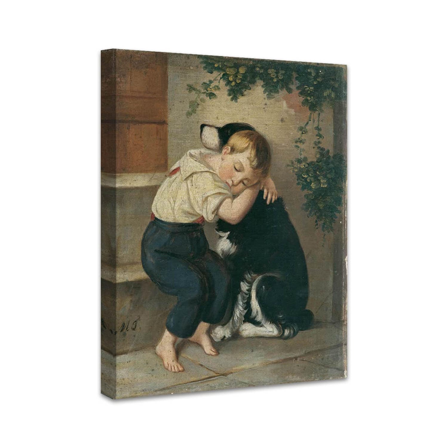 Knabe mit Hund | Maria Theresia von Österreich-Este