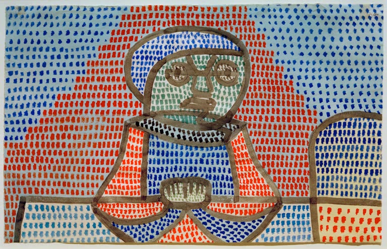 Kunstdruck „Knabe am Tisch“ von Paul Klee