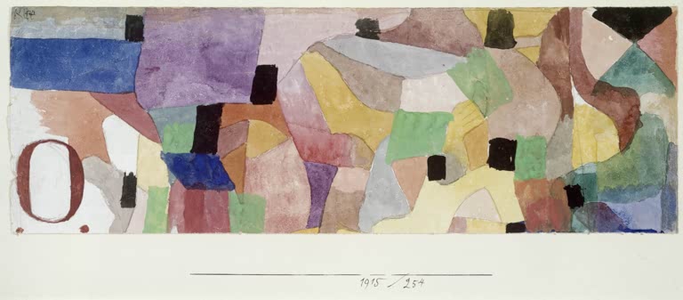 Kunstdruck „Mit grünen Strümpfen“ von Paul Klee, handgefertigt in Deutschland