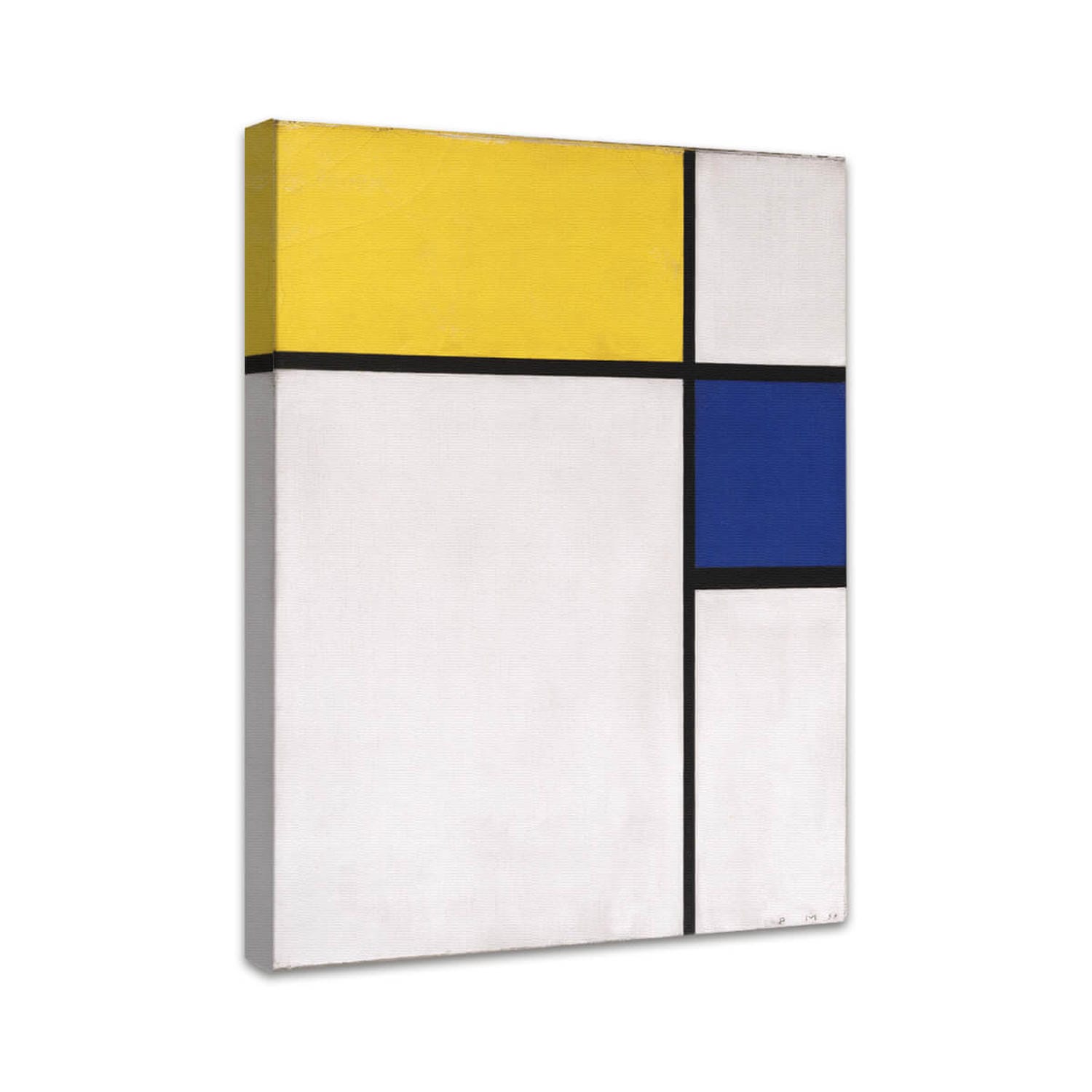 Komposition mit Blau und Gelb | Piet Mondrian