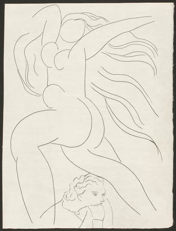 Kunstdruck „Kopf“ von Henri Matisse, handgefertigt in Deutschland