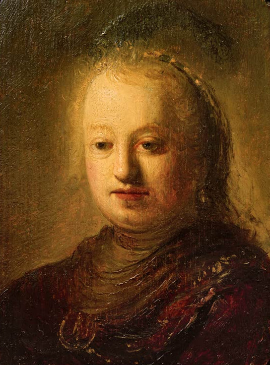 Kunstdruck „Kopf eines Mädchens“ von Rembrandt van Rijn

