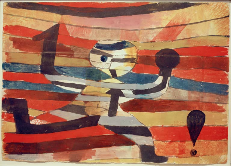 Kunstdruck „Läufer“ von Paul Klee, handgefertigt in Deutschland