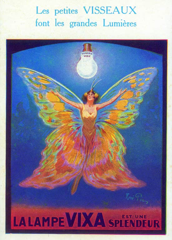 Kunstdruck Lampen Visseaux von René Péan