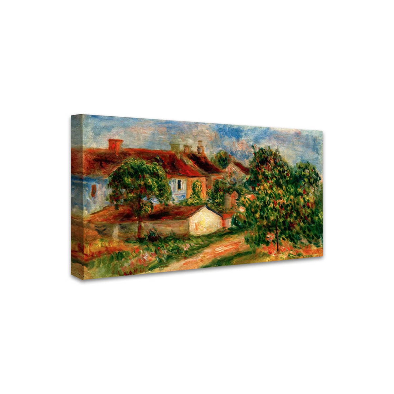 Landhäuser mit roten Dächern | Pierre-Auguste Renoir