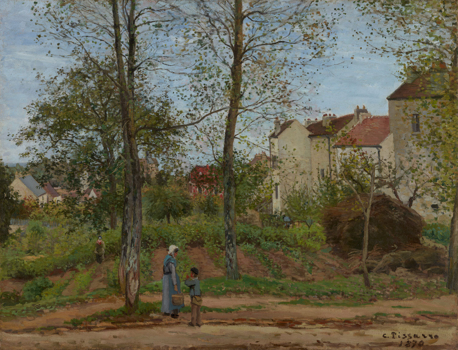 Landschaft bei Louveciennes (Herbst) | Camille Pissarro