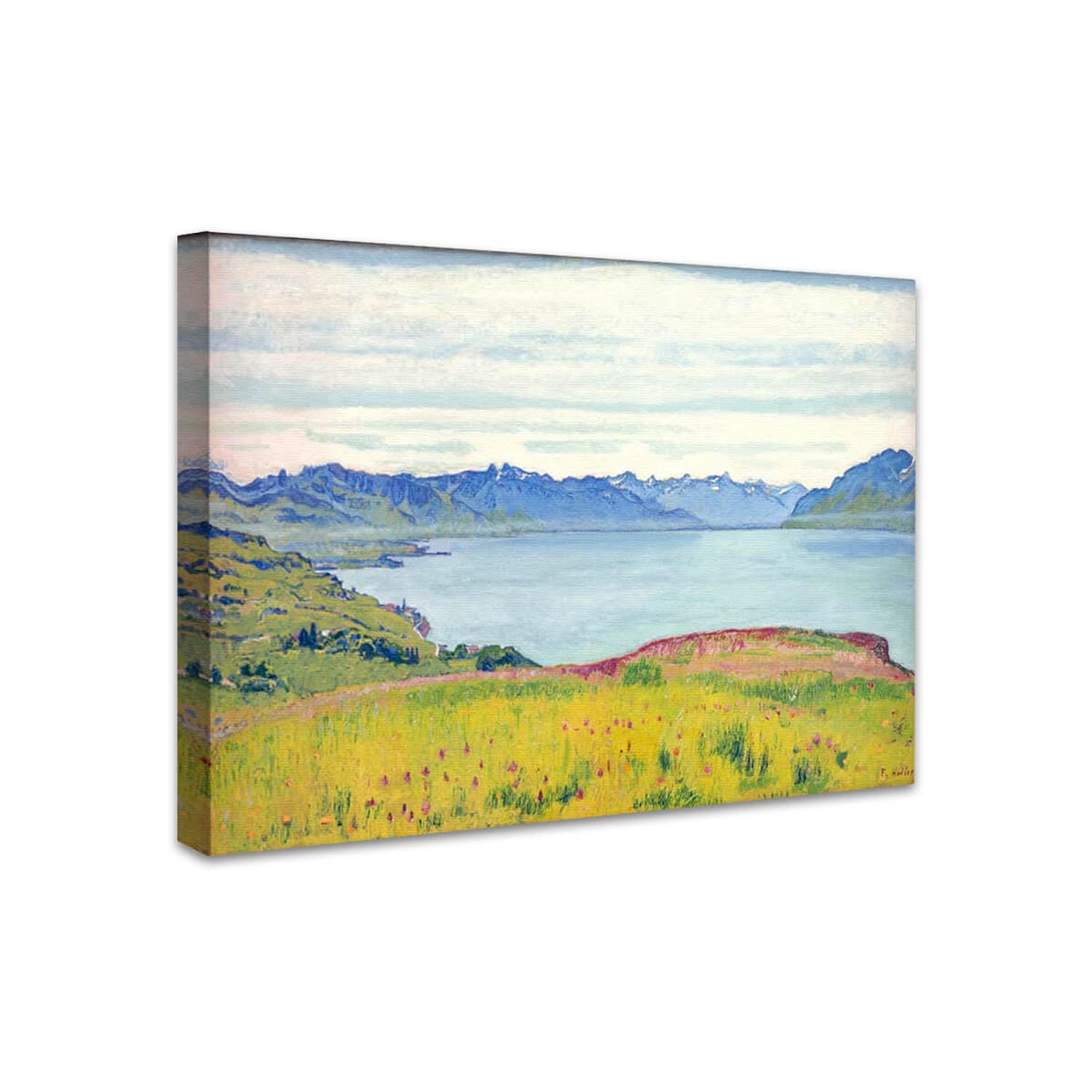 Landschaft am Genfer See | Ferdinand Hodler