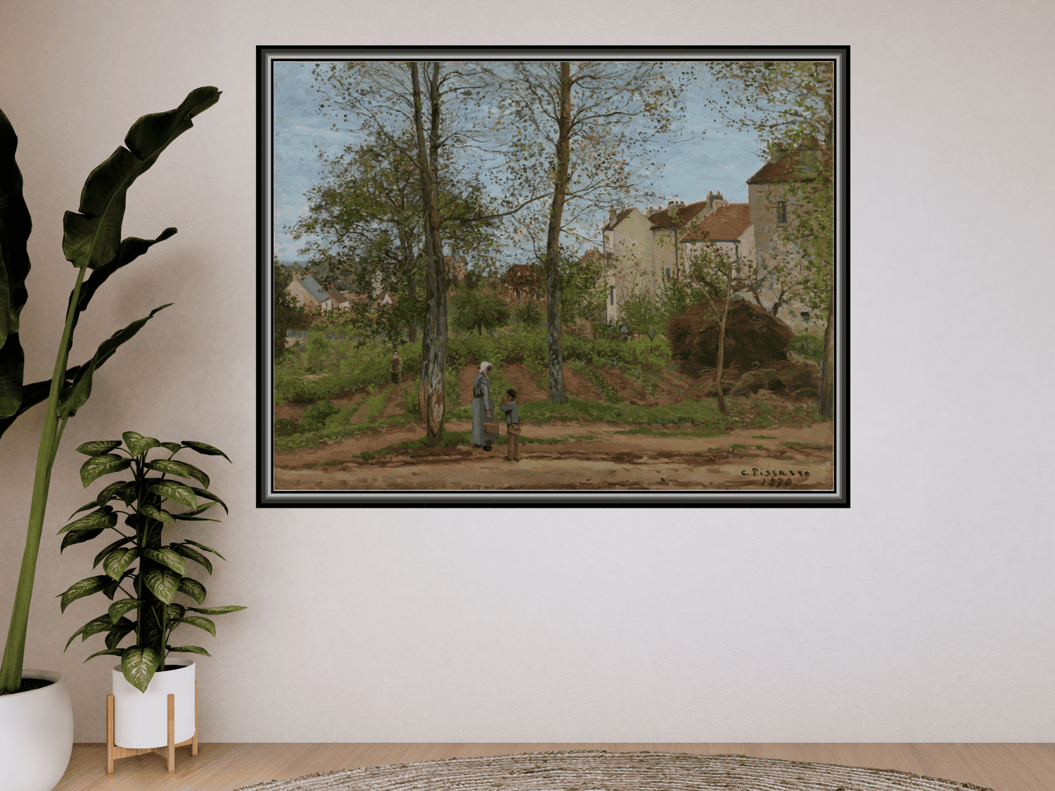 Landschaft bei Louveciennes (Herbst) | Camille Pissarro