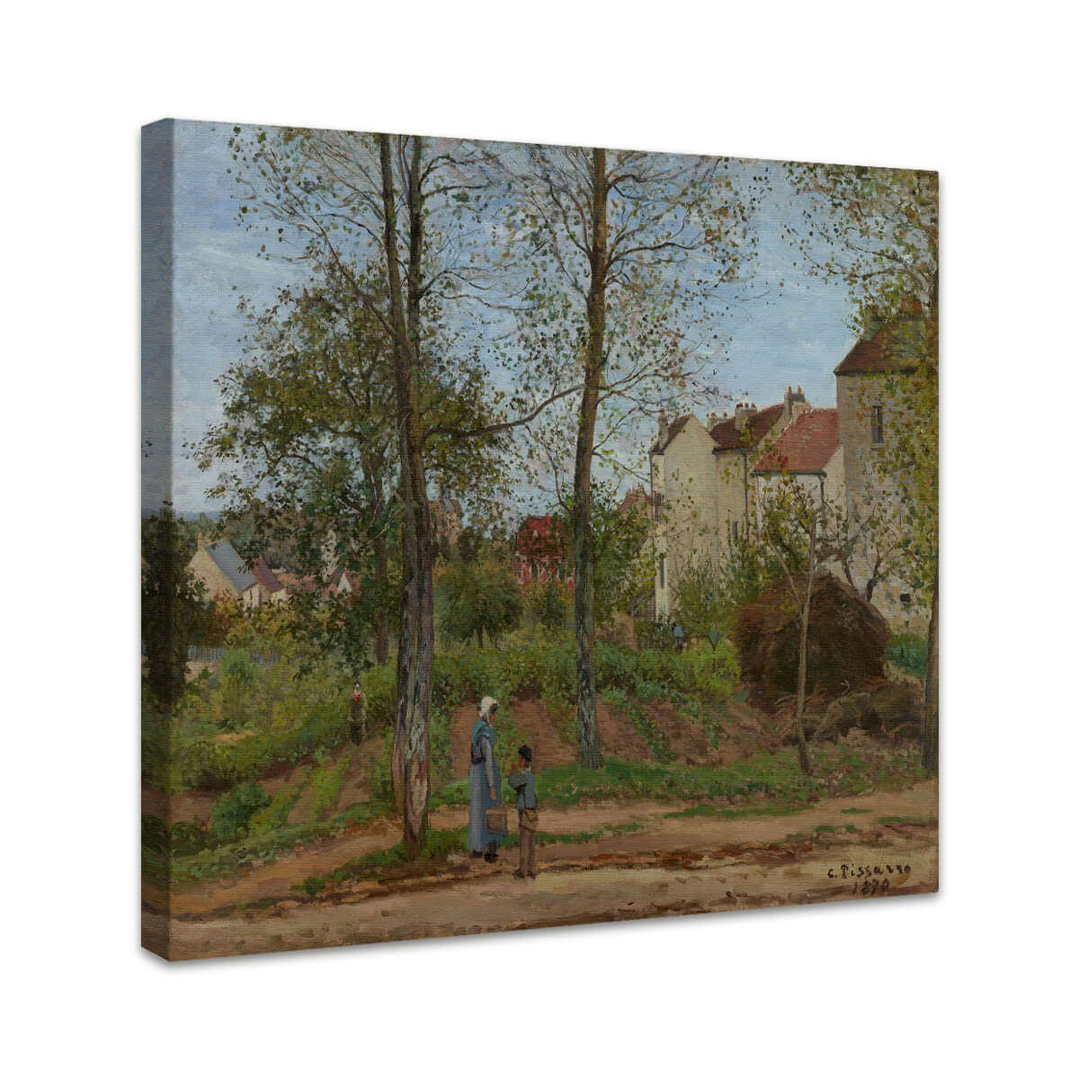 Landschaft bei Louveciennes (Herbst) | Camille Pissarro