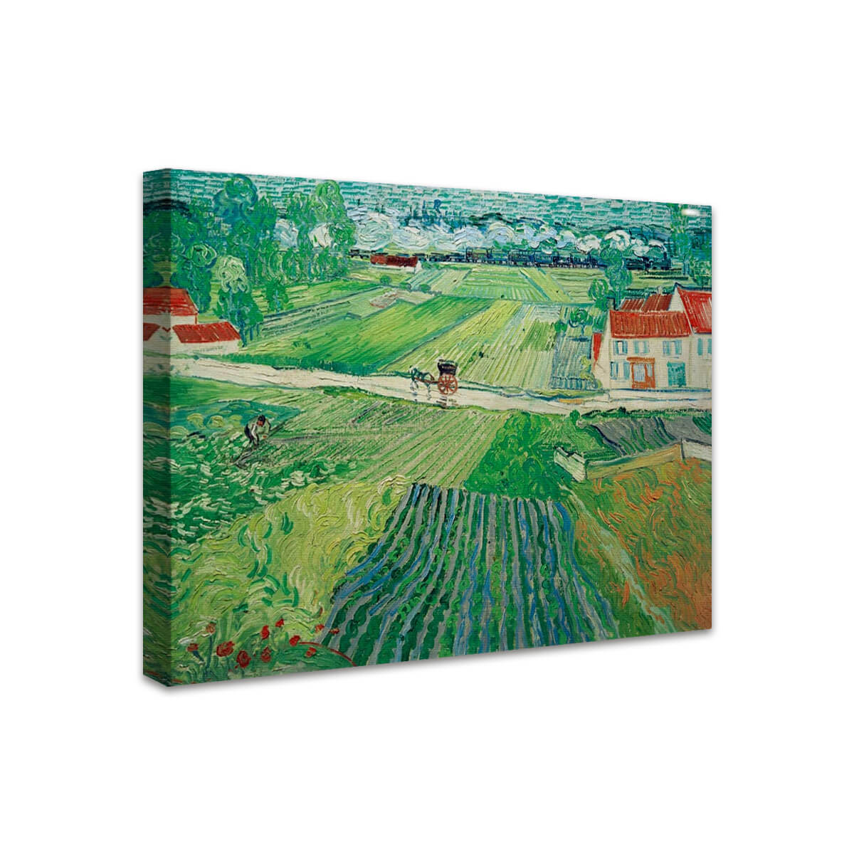 Landschaft mit Pferdewagen | Vincent van Gogh