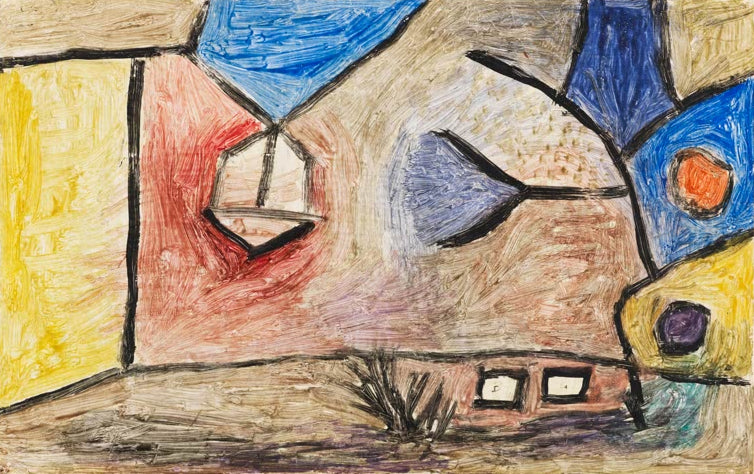 Kunstdruck „Landschaft B. L.“ von Paul Klee

