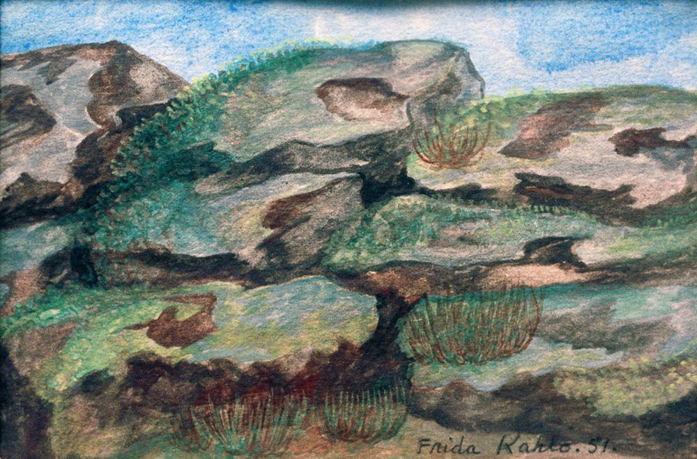 Landschaft (III) von Frida Kahlo als Kunstdruck