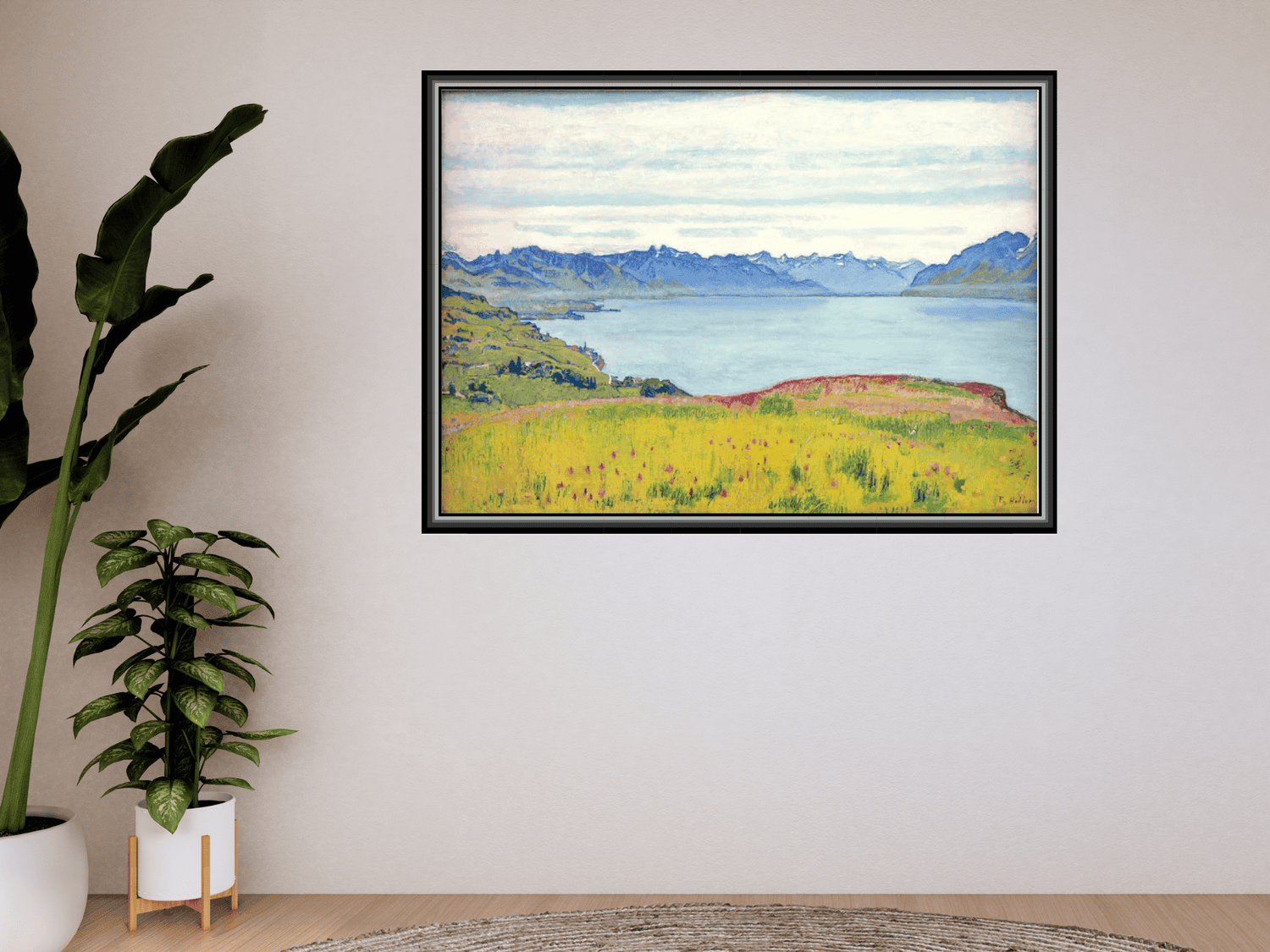 Landschaft am Genfer See | Ferdinand Hodler