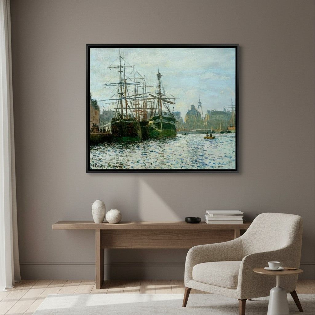 Le Bassin du Commerce, Le Havre | Claude Monet