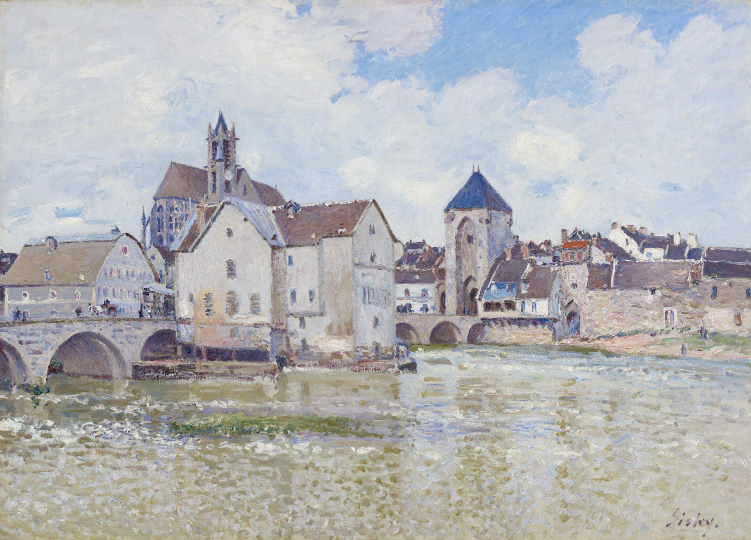 Le Pont de Moret | Alfred Sisley