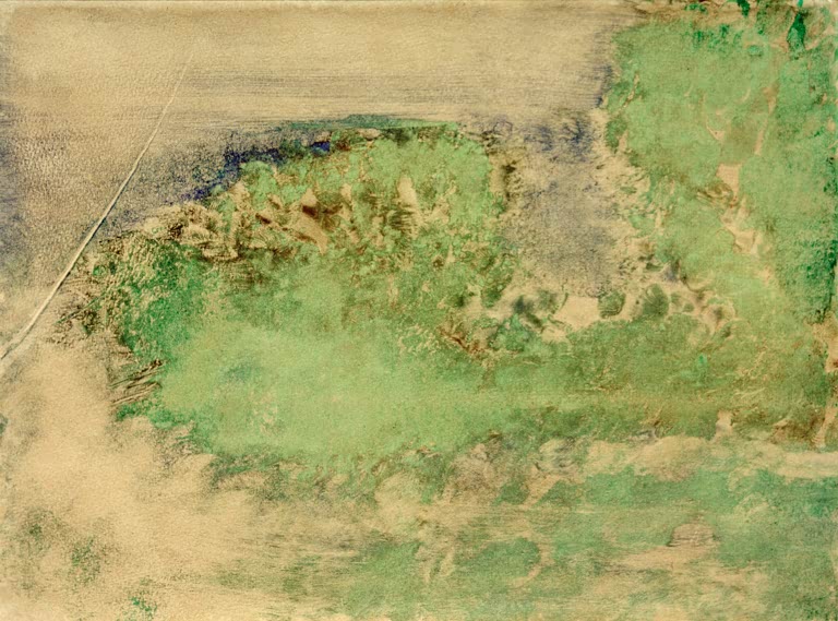 Kunstdruck des Gemäldes Le Cap Ferrat von Edgar Degas, handgefertigt in Deutschland