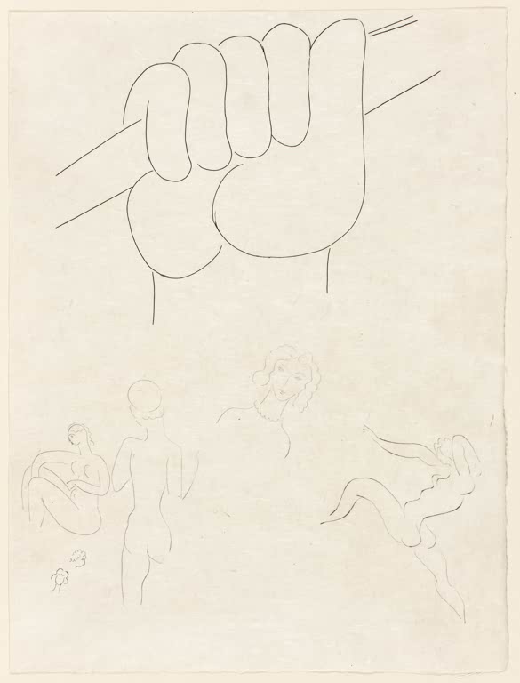 Kunstdruck „Le Guignon“ von Henri Matisse mit einer ausdrucksstarken, farbenfrohen Komposition