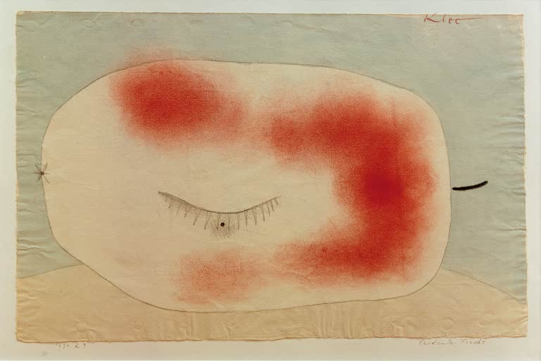 Kunstdruck „Leidende Frucht“ von Paul Klee, handgefertigt in Deutschland