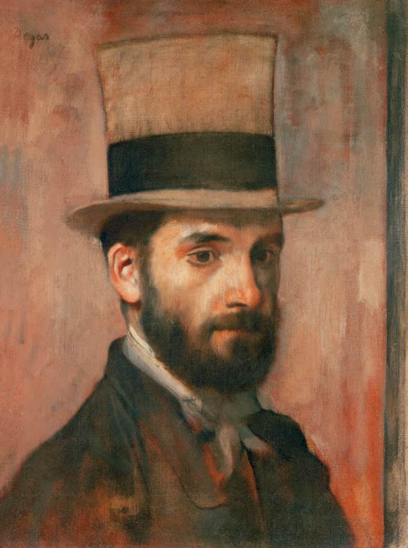 Kunstdruck des Gemäldes „Leon Bonnat“ von Edgar Degas mit dem Porträt des französischen Malers Léon Bonnat. Hochwertig in Deutschland per Hand gefertigt, erhältlich als Poster oder Leinwand.