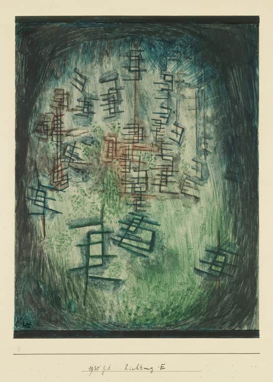 Lichtung E Paul Klee Kunstdruck