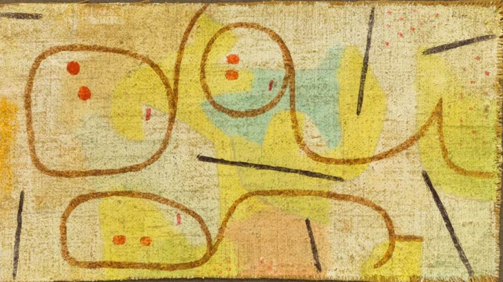 Kunstdruck „Liegende“ von Paul Klee