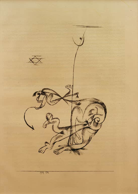 Kunstdruck „Litho nach 1914, 82“ von Paul Klee, handgefertigt in Deutschland