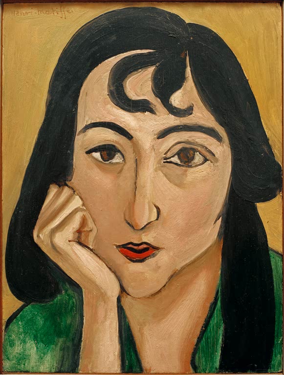 Kunstdruck des Gemäldes Lorette mit zwei Locken von Henri Matisse, handgefertigt in Deutschland als Poster oder Leinwand erhältlich