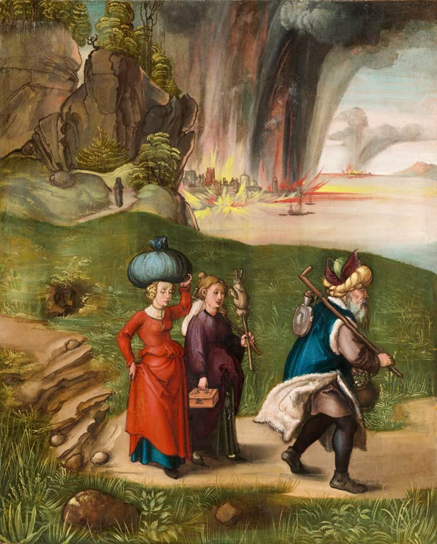 Kunstdruck „Lot und seine Töchter“ von Albrecht Dürer
