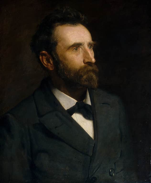 Kunstdruck des Gemäldes „Louis Husson“ von Thomas Eakins. Hochwertige Reproduktion, in Deutschland von Hand gefertigt, erhältlich als Leinwand oder Poster.